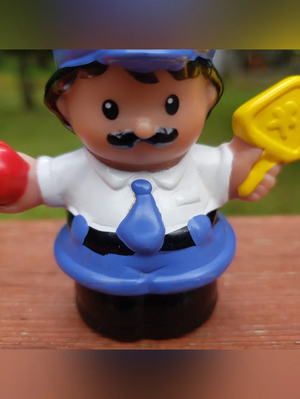 2005 Fisher Price Little People School Crossing Guard Toy Figure